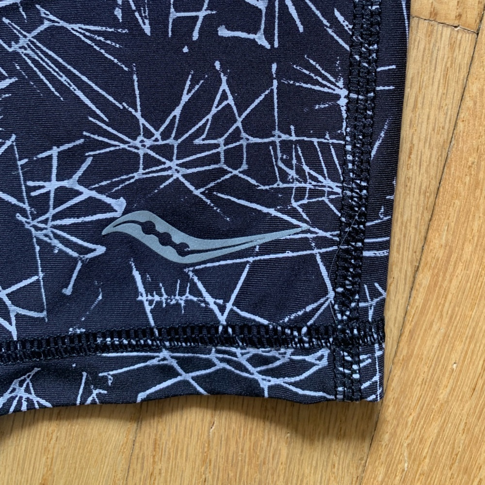 Saucony // Black Patterned Leggings - Picture 5 of 8